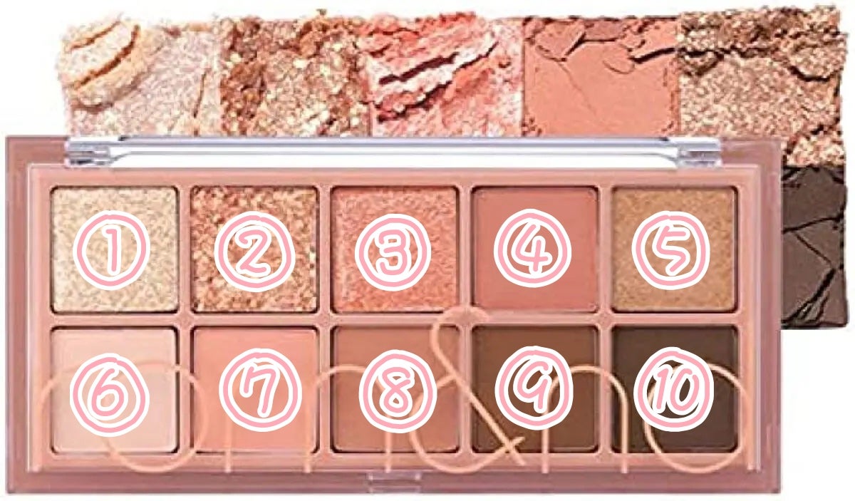 ベターザンパレット/rom&nd/アイシャドウパレットを使ったクチコミ(2枚目)