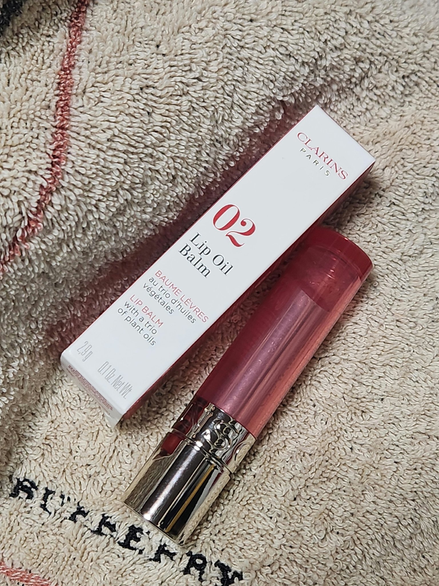 リップ オイル バーム/CLARINS/リップバームを使ったクチコミ（1枚目）