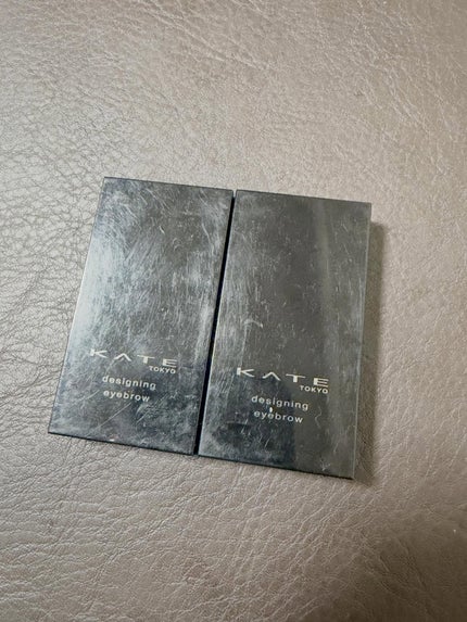 デザイニングアイブロウ3D(デュアルカラー)/KATE/パウダーアイブロウを使ったクチコミ(2枚目)