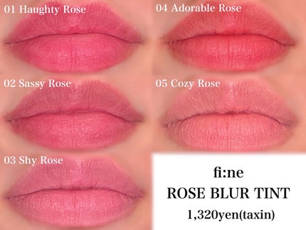 ピネローズブラーティント/kkotppang/リップティントを使ったクチコミ(2枚目)