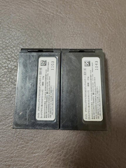 デザイニングアイブロウ3D(デュアルカラー)/KATE/パウダーアイブロウを使ったクチコミ(3枚目)