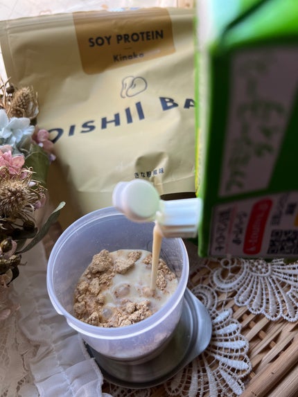 OISHII BASE/Re dermalab/ソイプロテインを使ったクチコミ(6枚目)