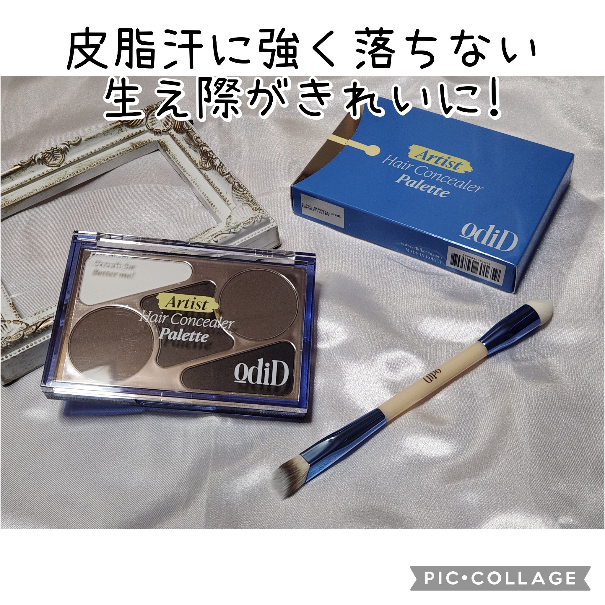  ヘアコンシーラーパレット&アーティスト デュアルブラシ/odiD/その他スタイリングを使ったクチコミ（1枚目）