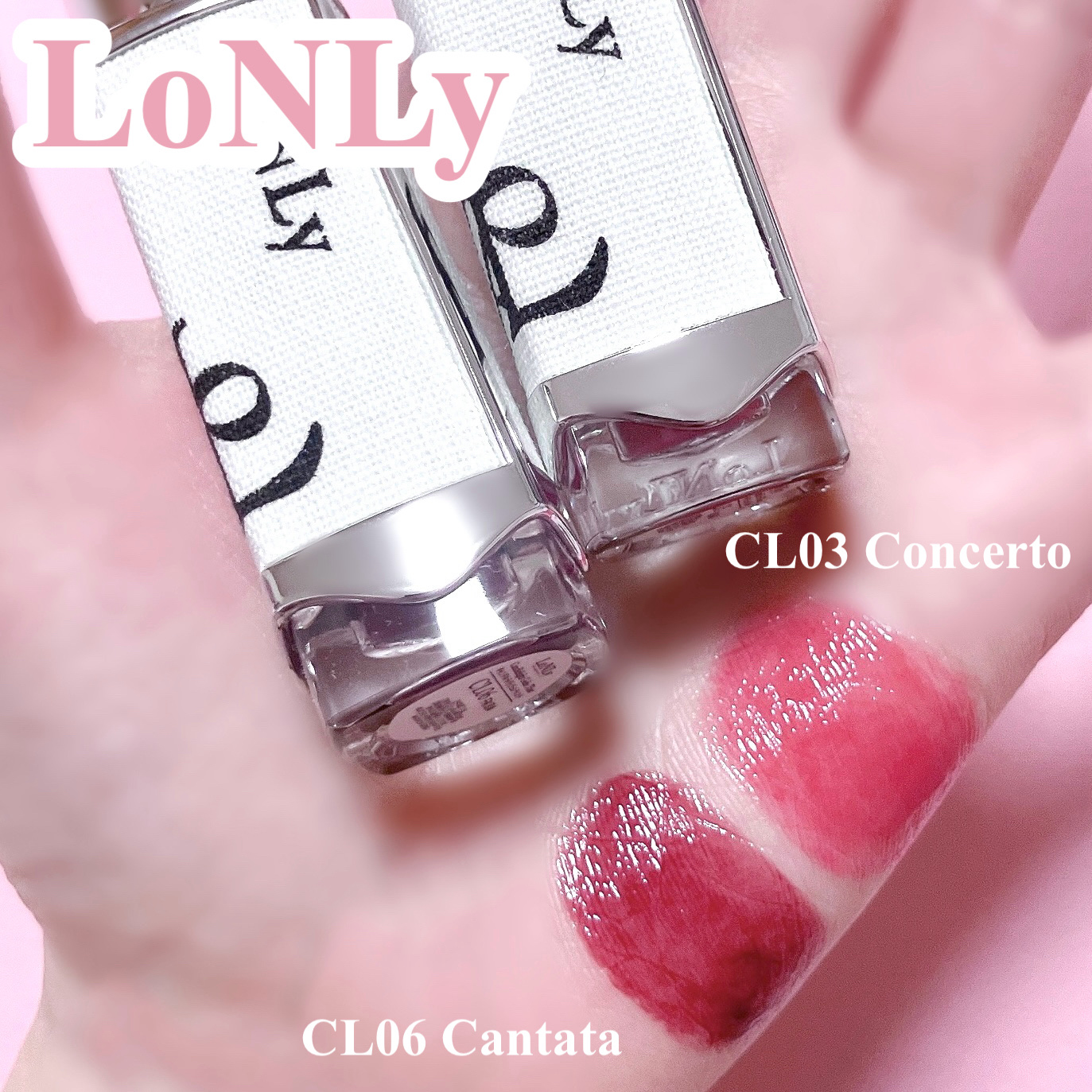 キャンドルライトジュレティント/LoNLy /リップティントを使ったクチコミ（1枚目）