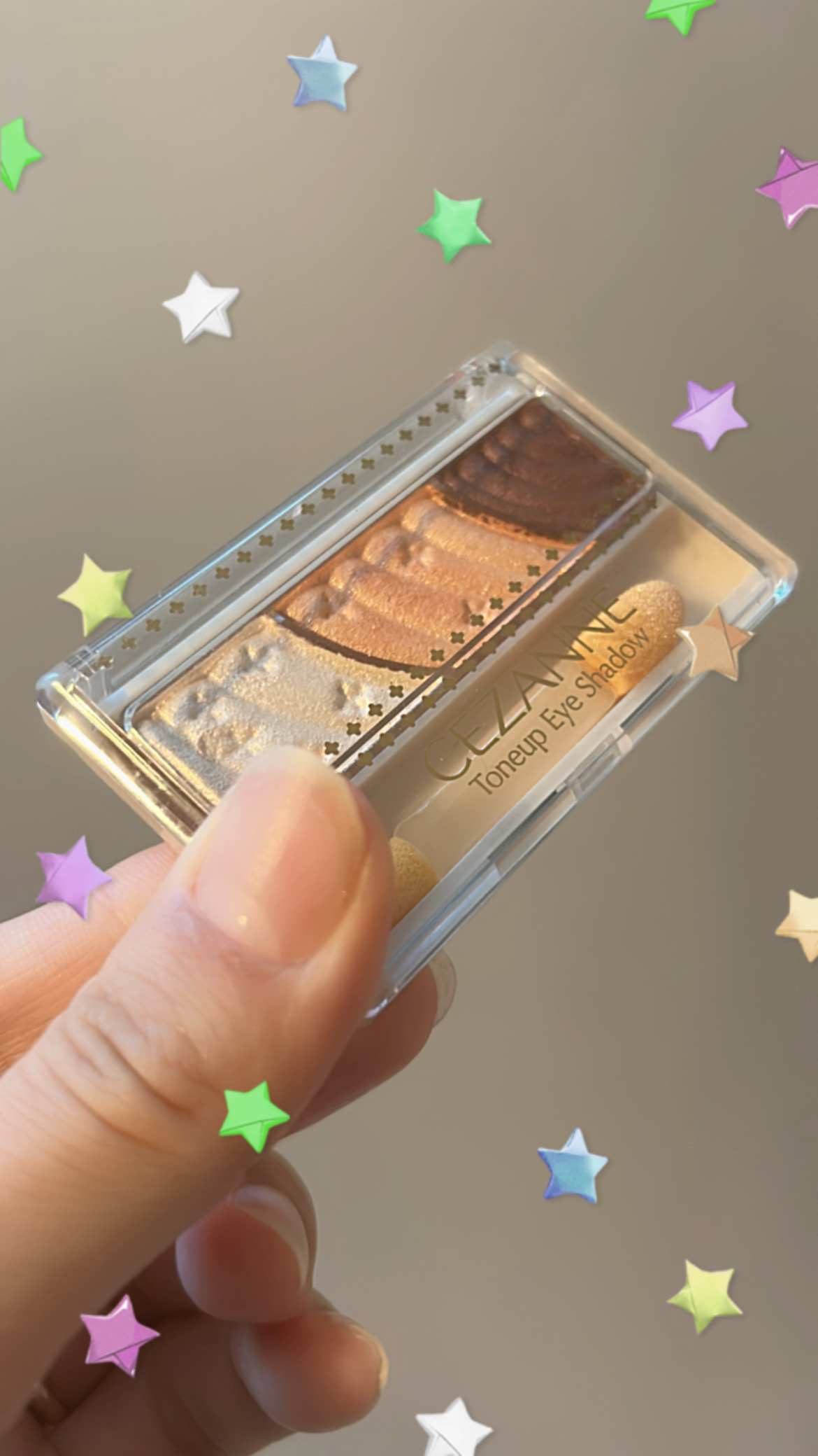 トーンアップアイシャドウ/CEZANNE/アイシャドウパレットを使ったクチコミ（1枚目）