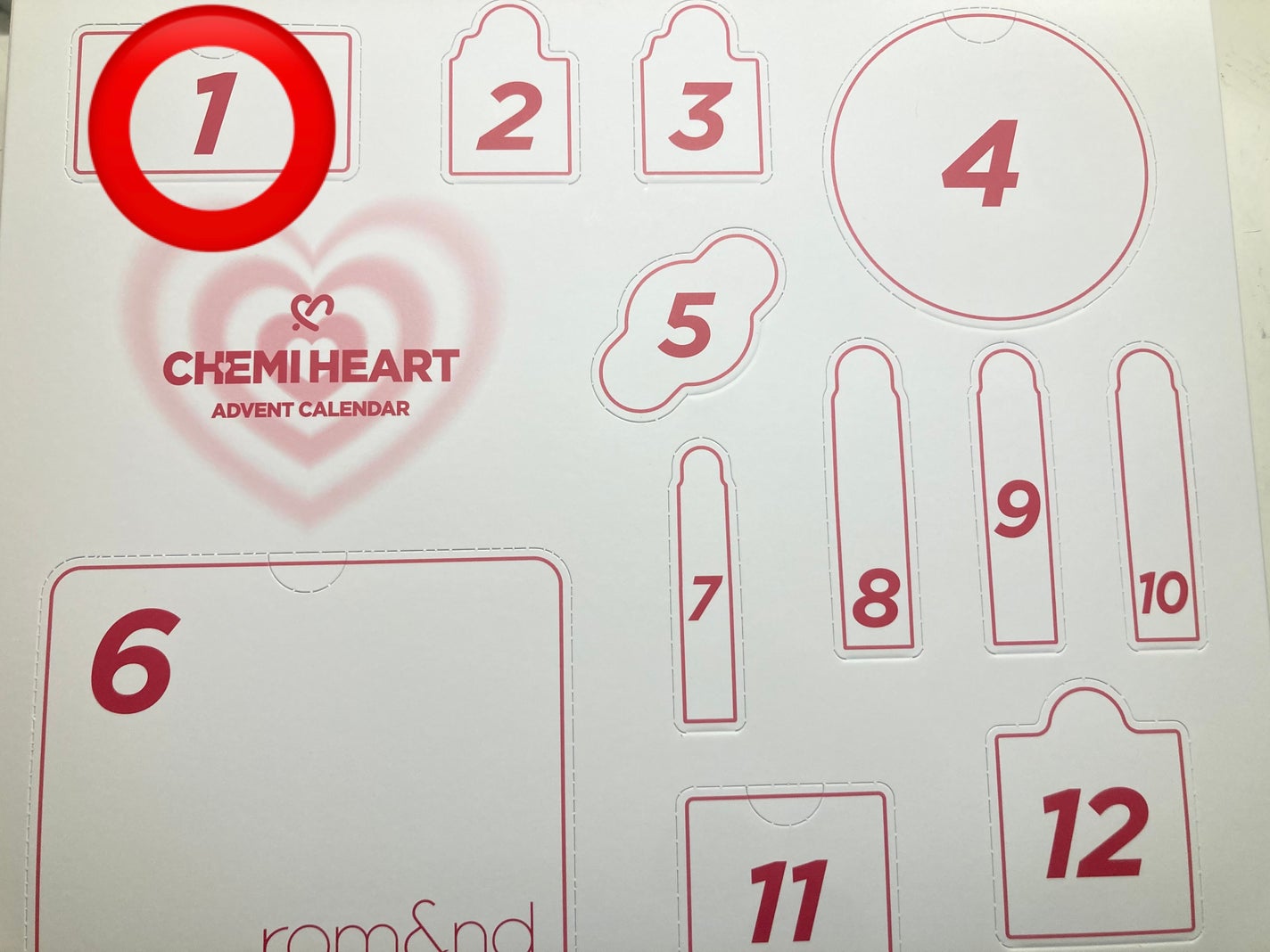 ユヅキッサン on LIPS 「ロムアンドケミハートアドベントカレンダーWARM1日目!ロムア..」(2枚目)