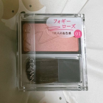 チークブラッシュ/CEZANNE/パウダーチークを使ったクチコミ(1枚目)