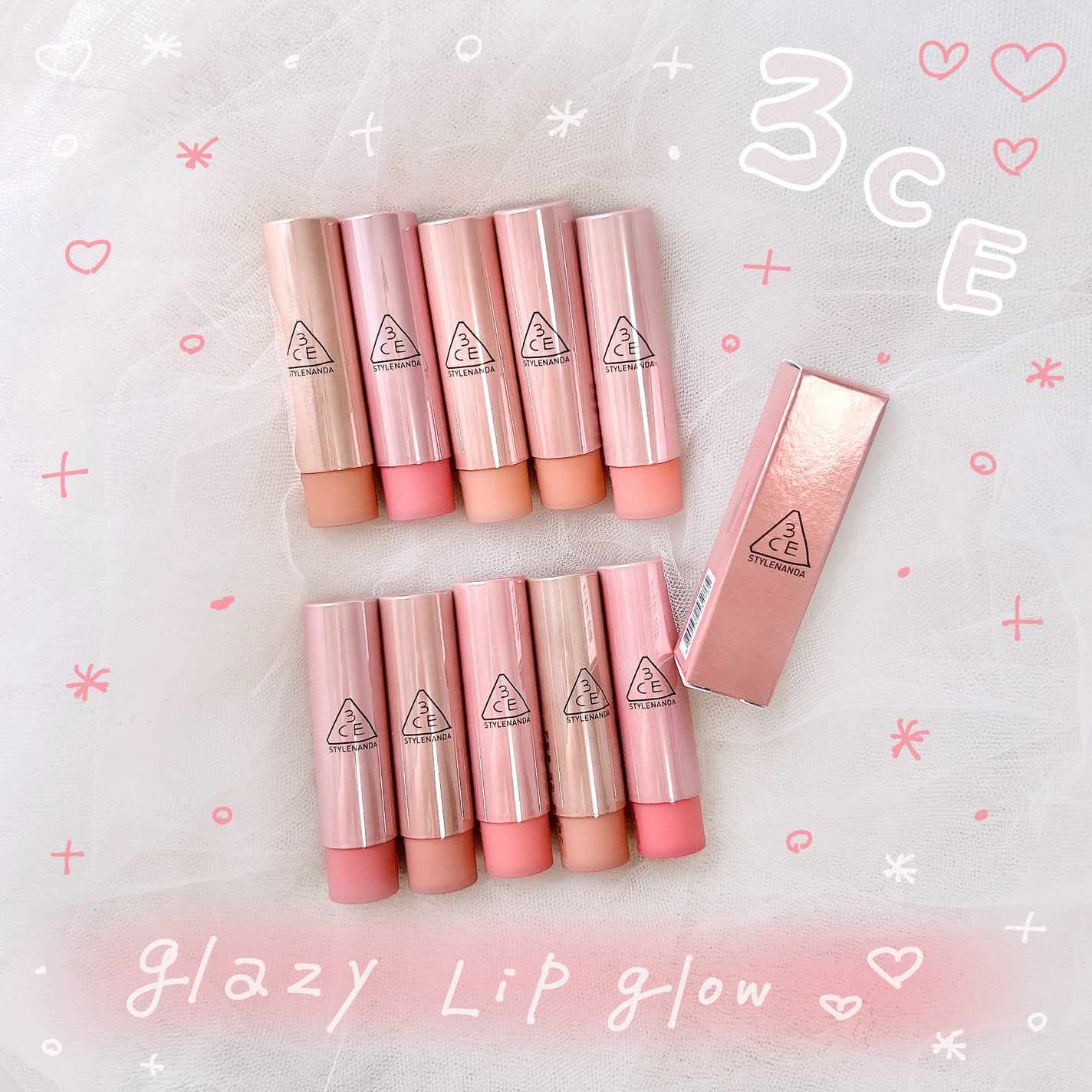 3CE グレイジーリップグロウ/3CE/リップグロスを使ったクチコミ(1枚目)