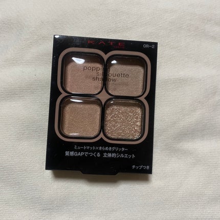 ケイト ポッピングシルエットシャドウ/KATE/アイシャドウパレットを使ったクチコミ(1枚目)