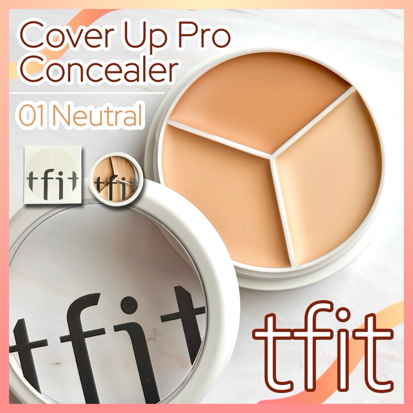 カバーアッププロコンシーラー/TFIT/パレットコンシーラーを使ったクチコミ（1枚目）