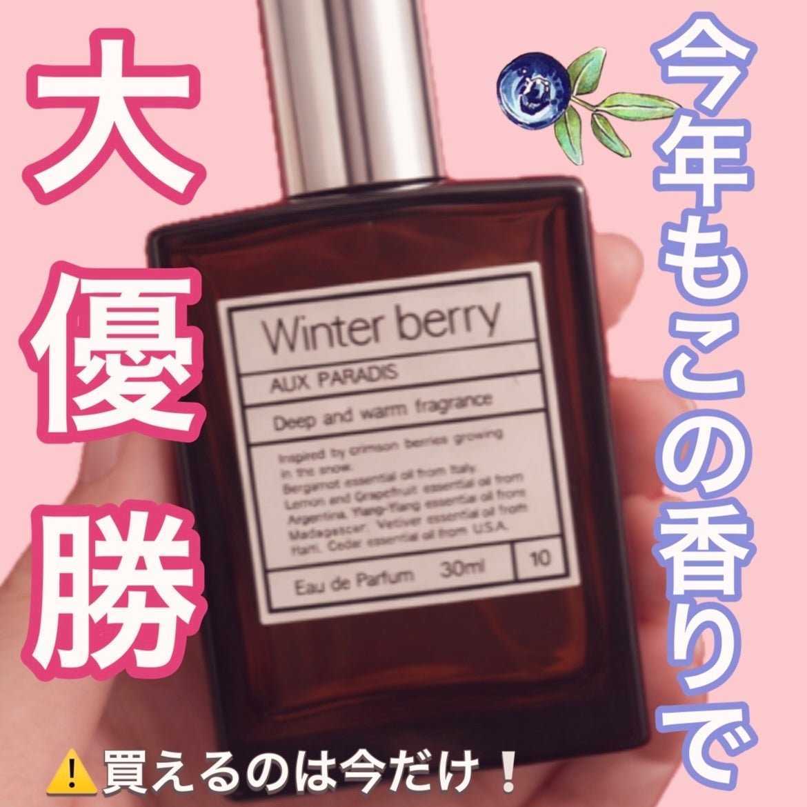 オードパルファム #10 Winter berry 〔ウィンター ベリー〕/AUX PARADIS/香水(レディース)を使ったクチコミ(1枚目)