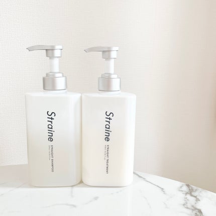 ストレートシャンプー/ストレートトリートメント ホワイトブロッサムの香り/Straine/市販シャンプーを使ったクチコミ(1枚目)