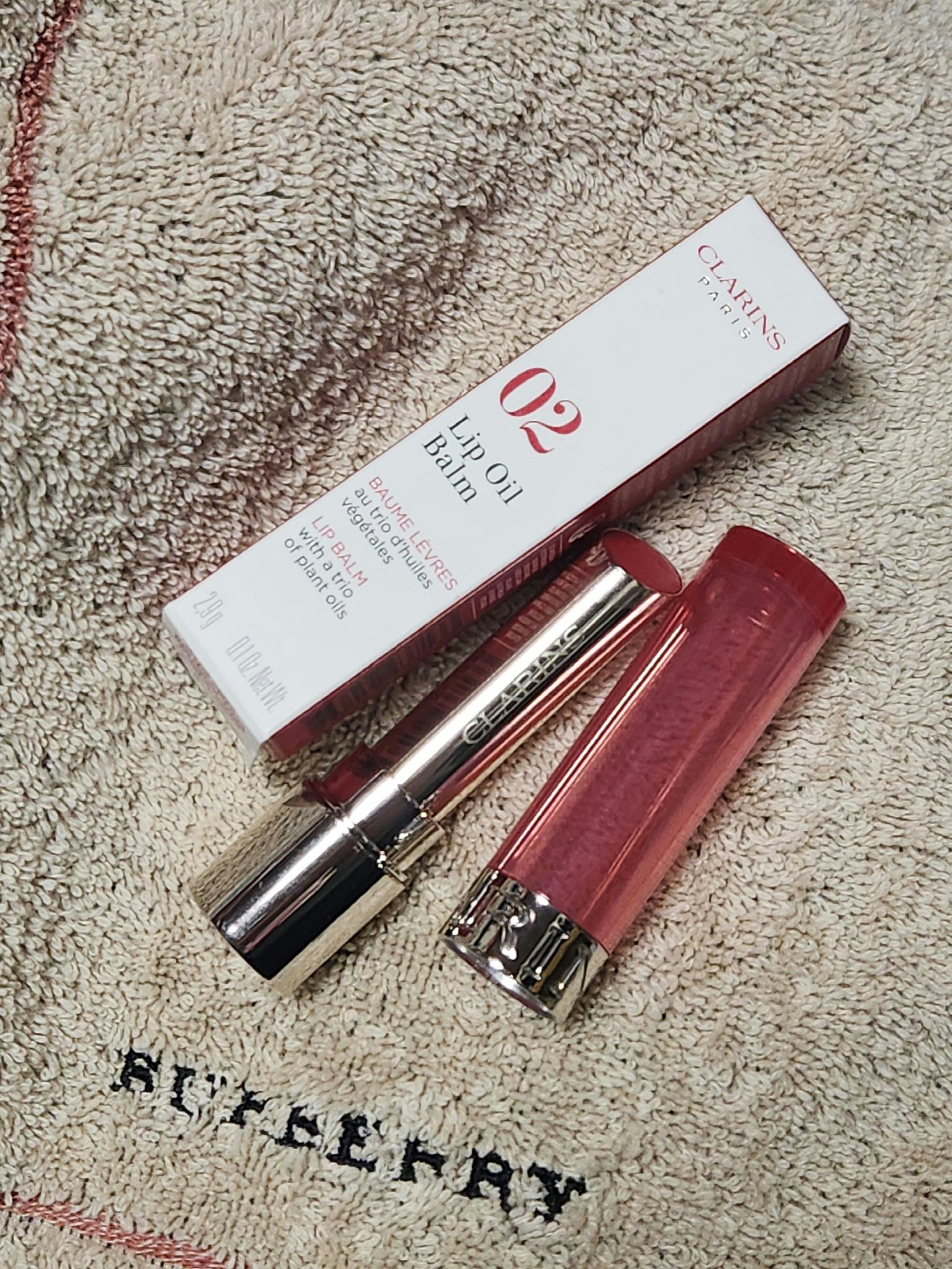 リップ オイル バーム/CLARINS/リップバームを使ったクチコミ（2枚目）