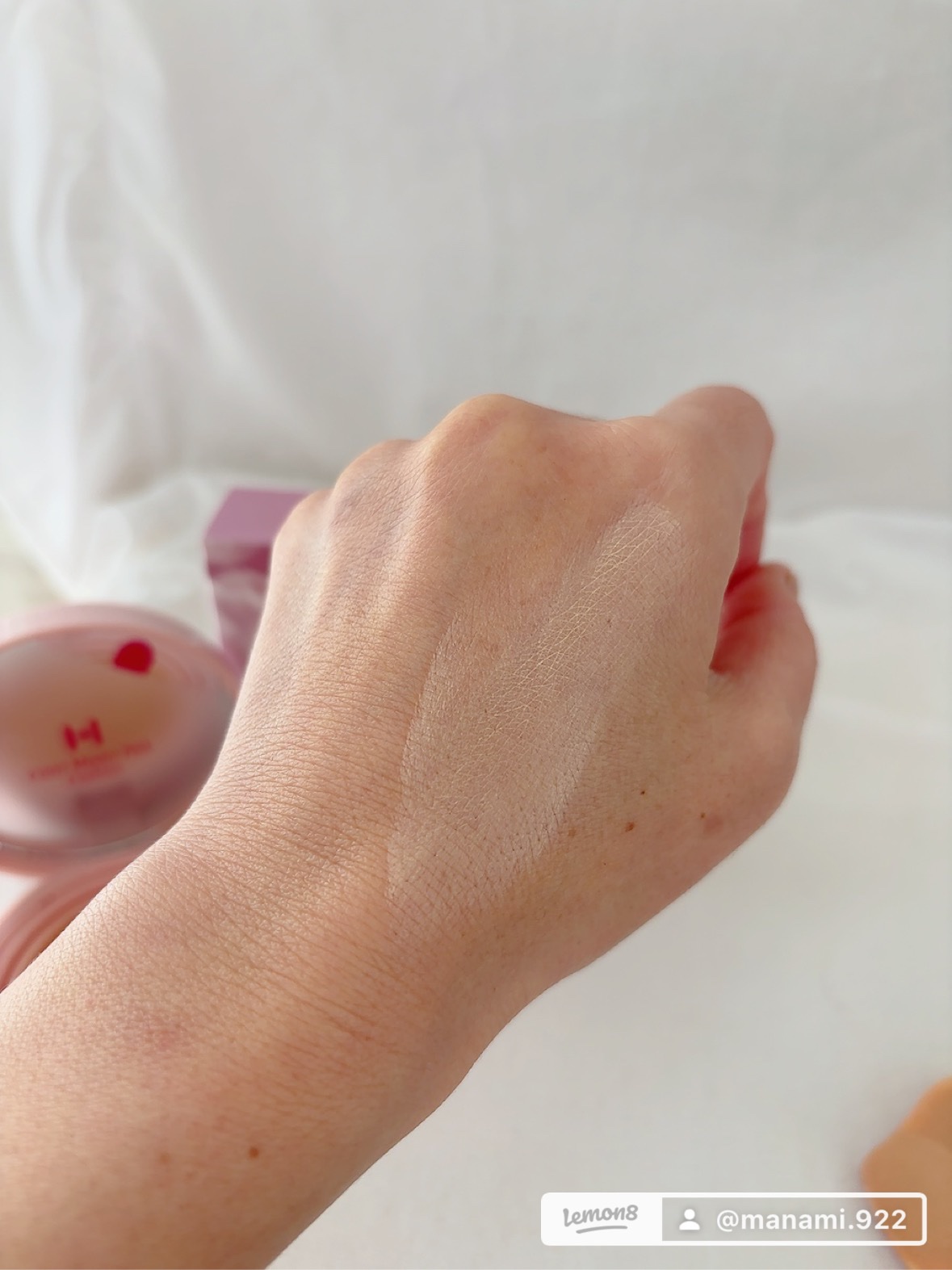 カバーマスターピンククッション/hince/クッションファンデーションを使ったクチコミ（3枚目）