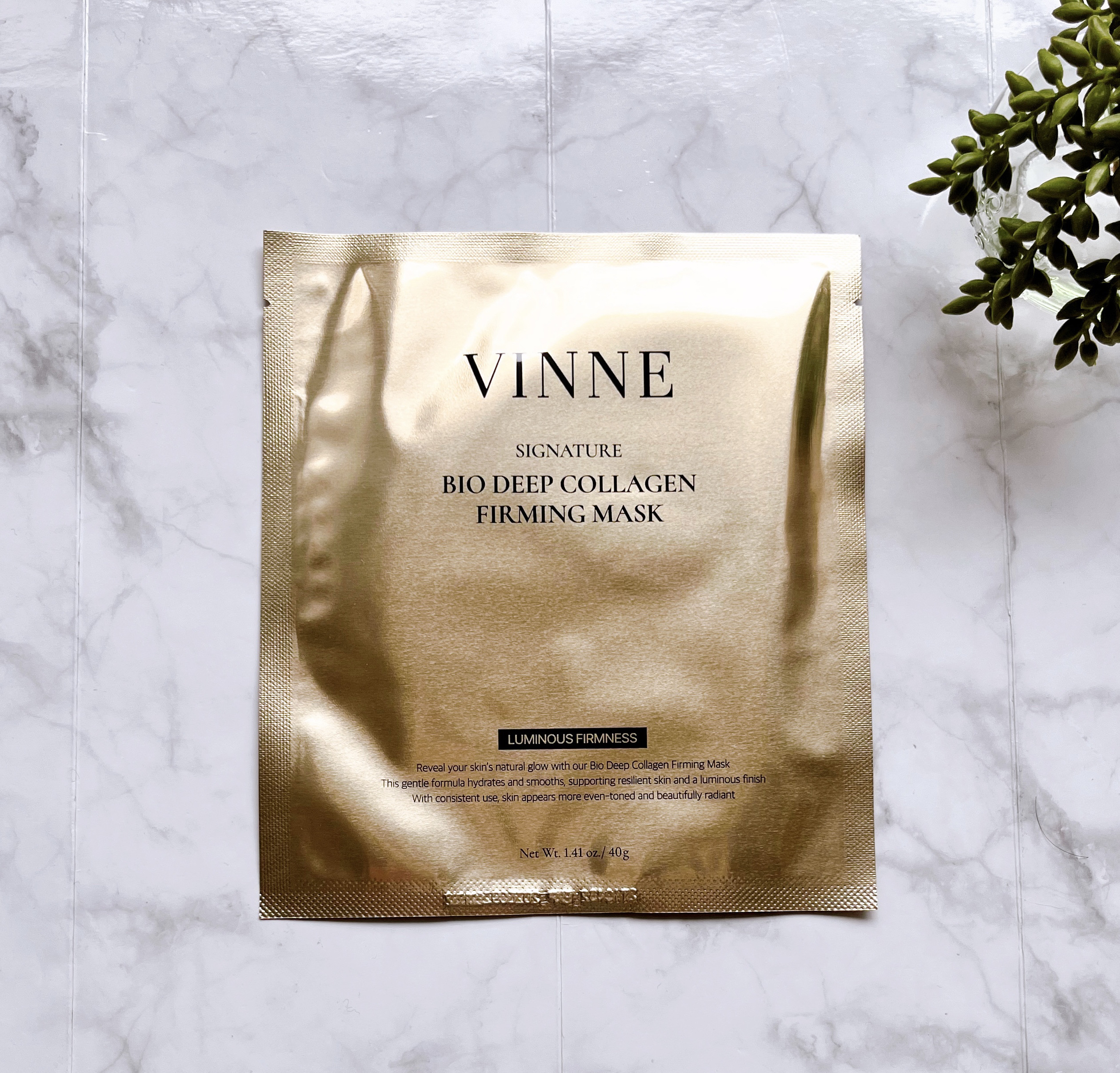 シグニチャーバイオディープコラーゲンファーミングマスク/VINNE /シートマスク・パックを使ったクチコミ（2枚目）