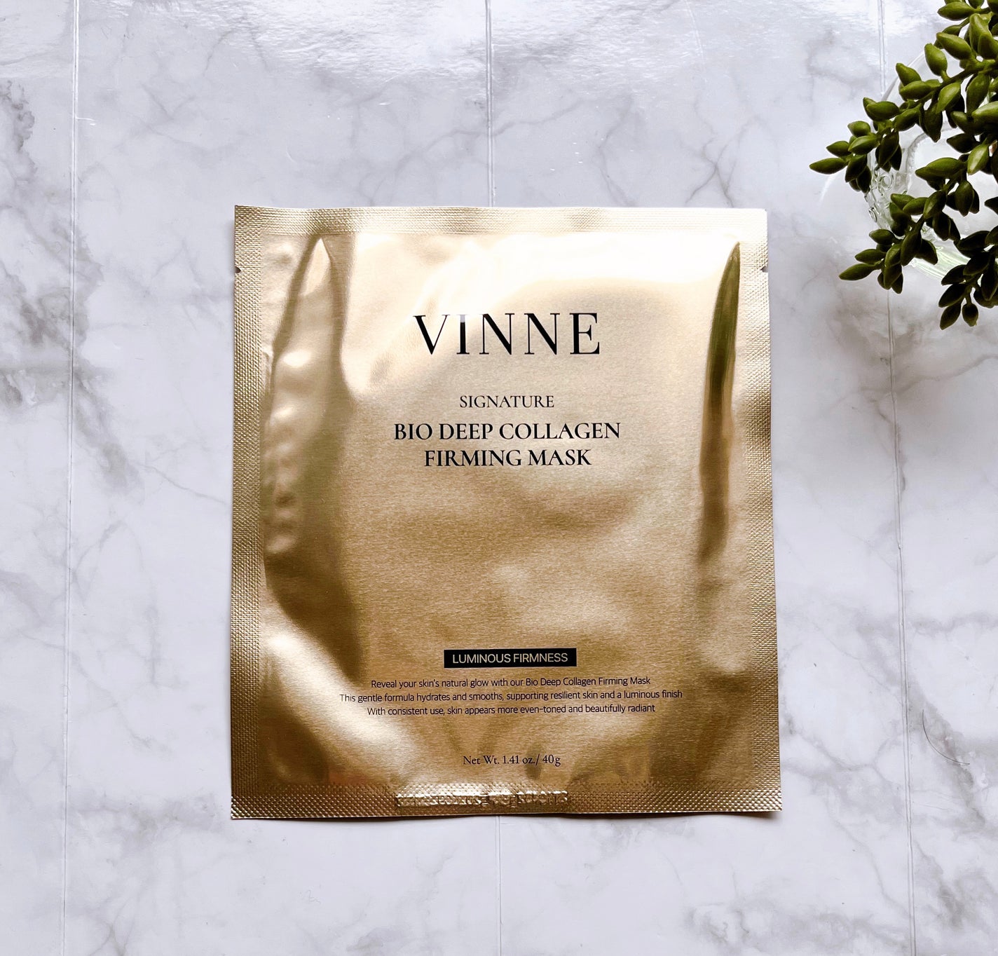 シグニチャーバイオディープコラーゲンファーミングマスク/VINNE /シートマスク・パックを使ったクチコミ(2枚目)