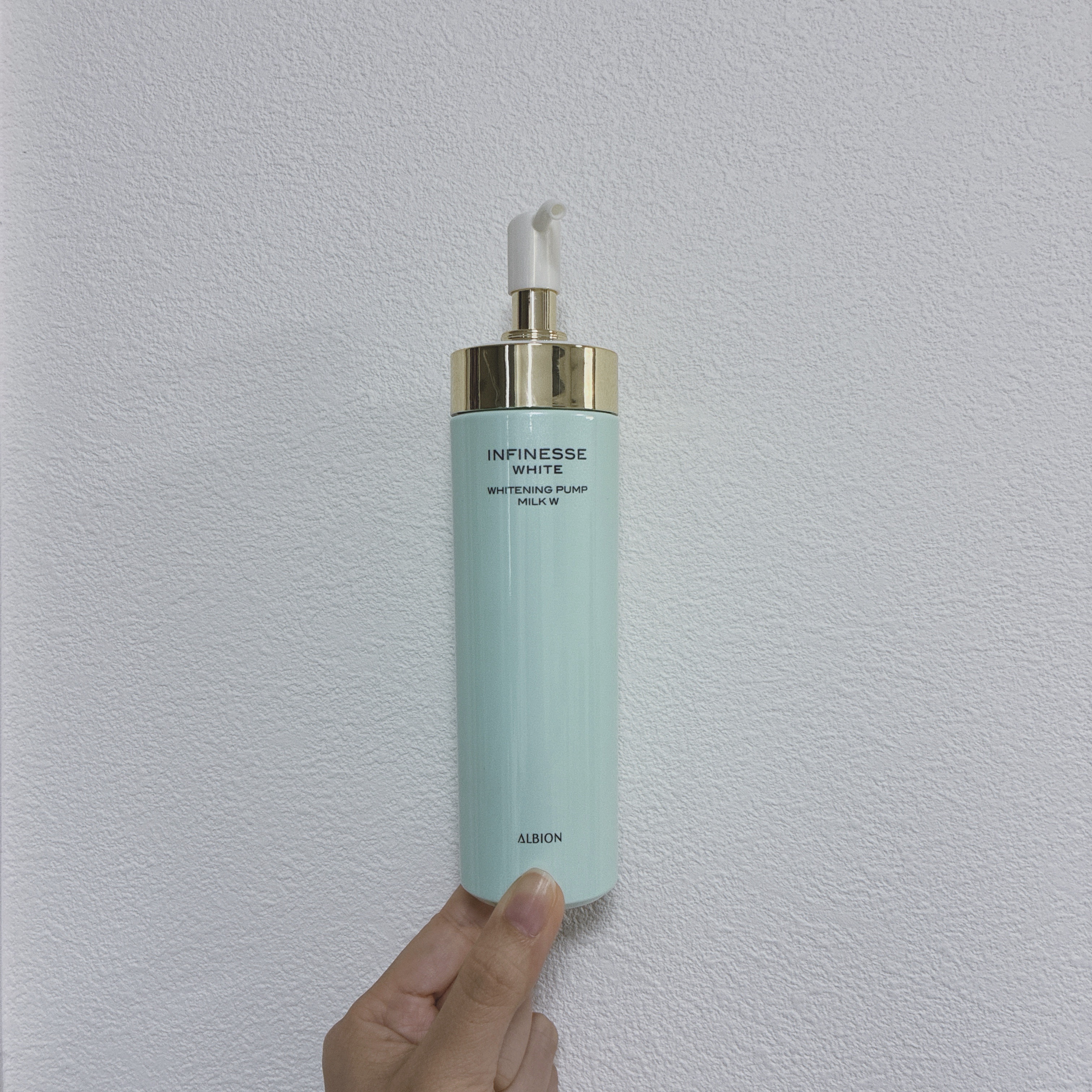 アンフィネスホワイト ホワイトニング パンプ ミルク/ALBION/乳液を使ったクチコミ（1枚目）