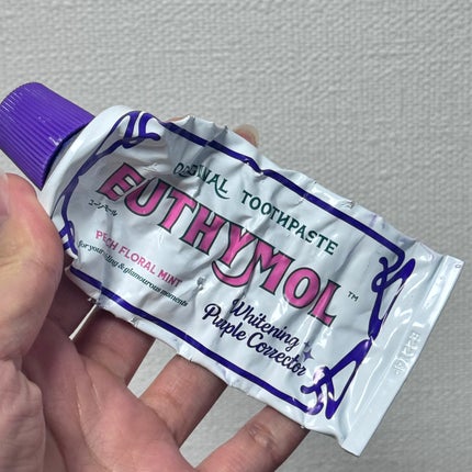 ホワイトパープル歯みがき ピーチフローラルミントの香り/EUTHYMOL/歯磨き粉を使ったクチコミ(1枚目)