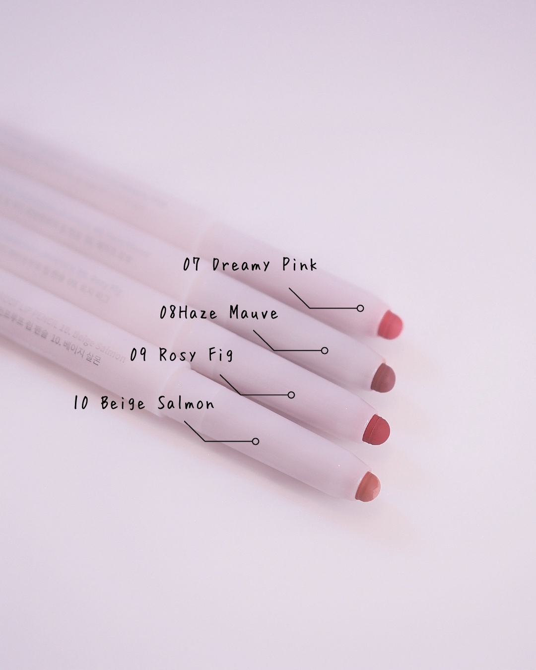 ライン プルーフ リップペンシル 10 ベージュサーモン/Heart Percent/リップライナーを使ったクチコミ（3枚目）