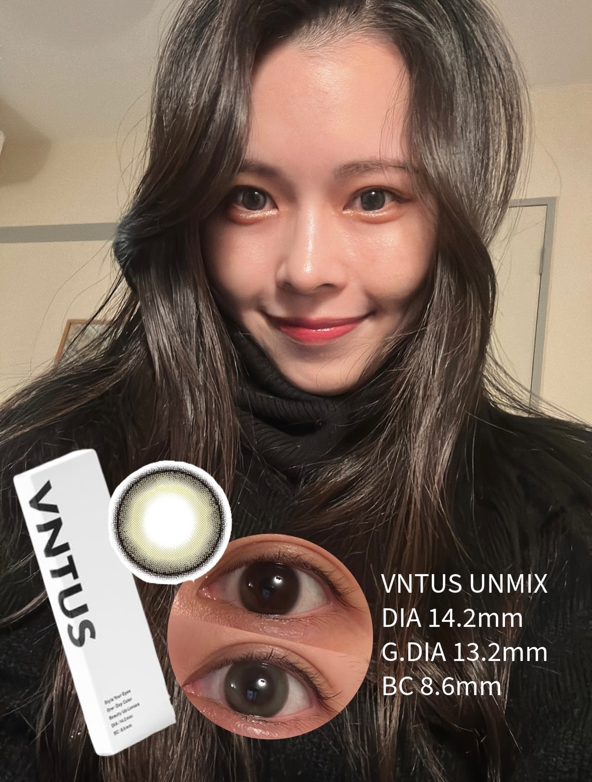 VNTUS 1day アンミックス/VNTUS/ワンデー（１DAY）カラコンを使ったクチコミ（1枚目）