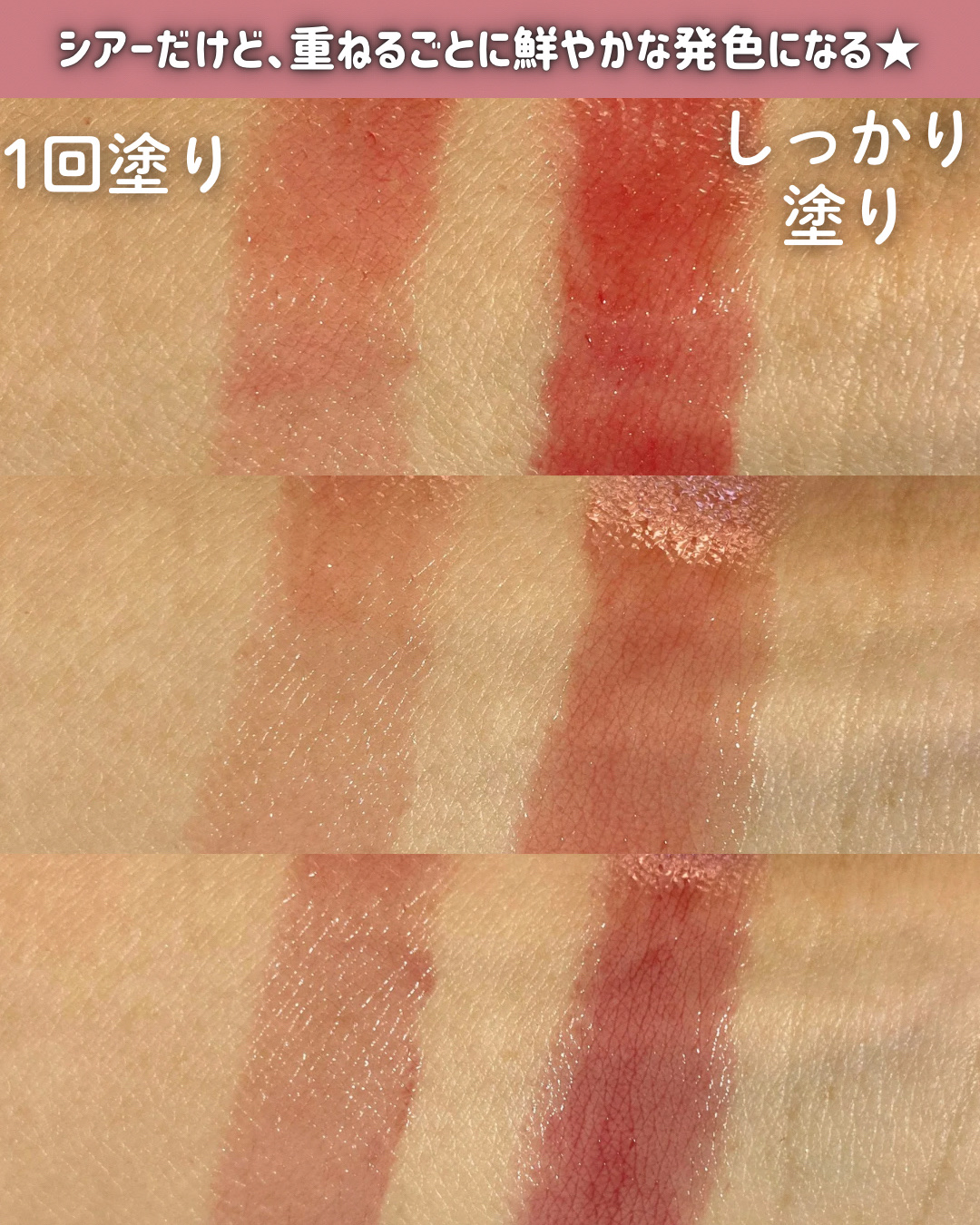 レブロン スーパー ラストラス デューイ シャイン リップスティック/REVLON/口紅を使ったクチコミ（3枚目）