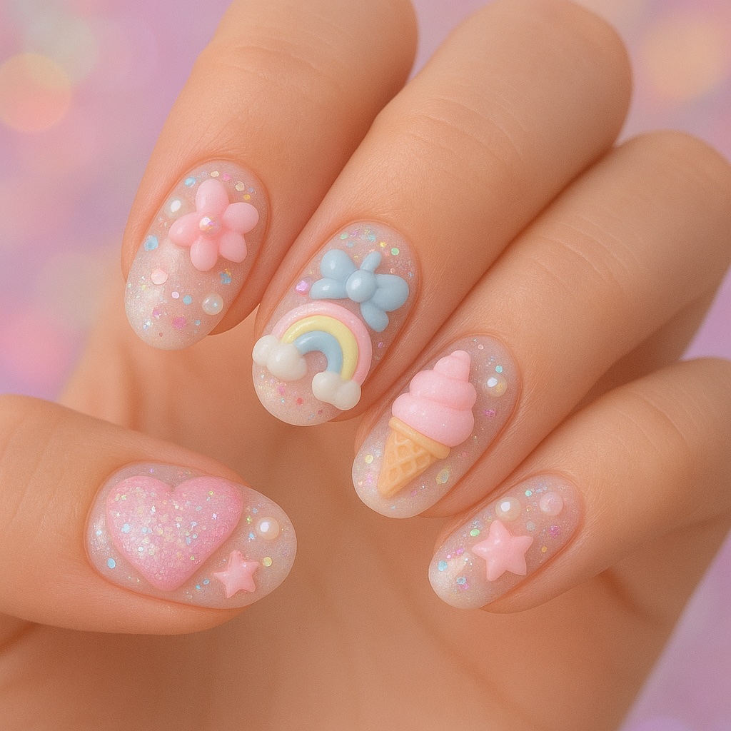 デコレーションネイルパーツ/DAISO/ネイルチップ・パーツを使ったクチコミ（1枚目）