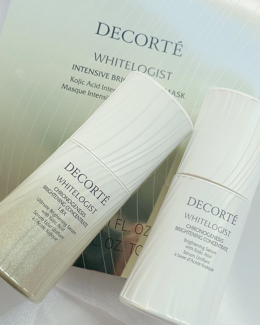 コスメデコルテ ホワイトロジスト クロノジェネシス ブライトニング コンセントレイト 1.8X/DECORTÉ/美容液を使ったクチコミ（1枚目）