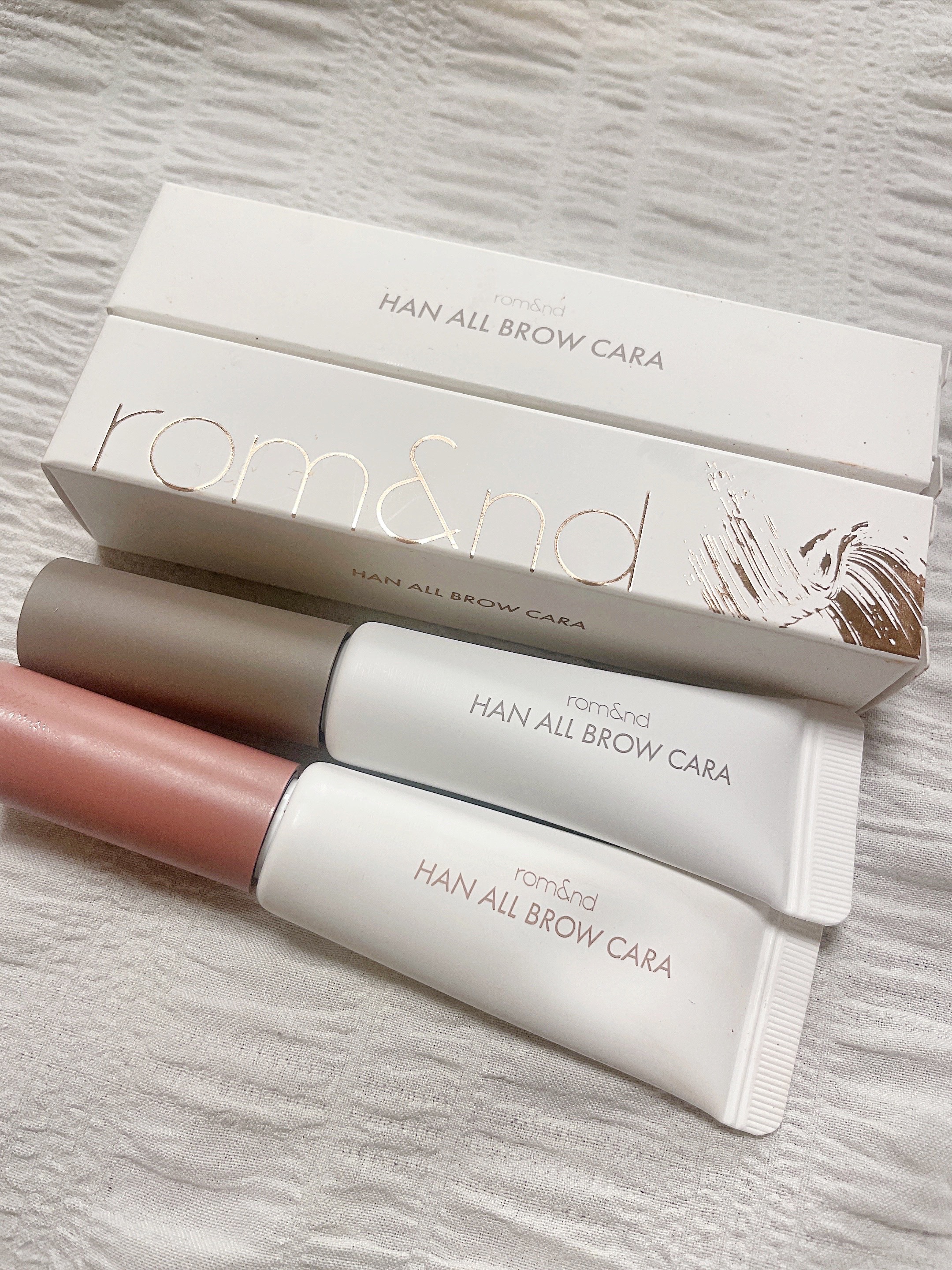 ハンオールブロウカラ/rom&nd/眉マスカラを使ったクチコミ（1枚目）