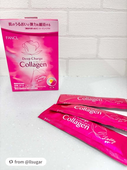 ディープチャージ コラーゲン スティックゼリー/ファンケル/美容サプリメントを使ったクチコミ(2枚目)