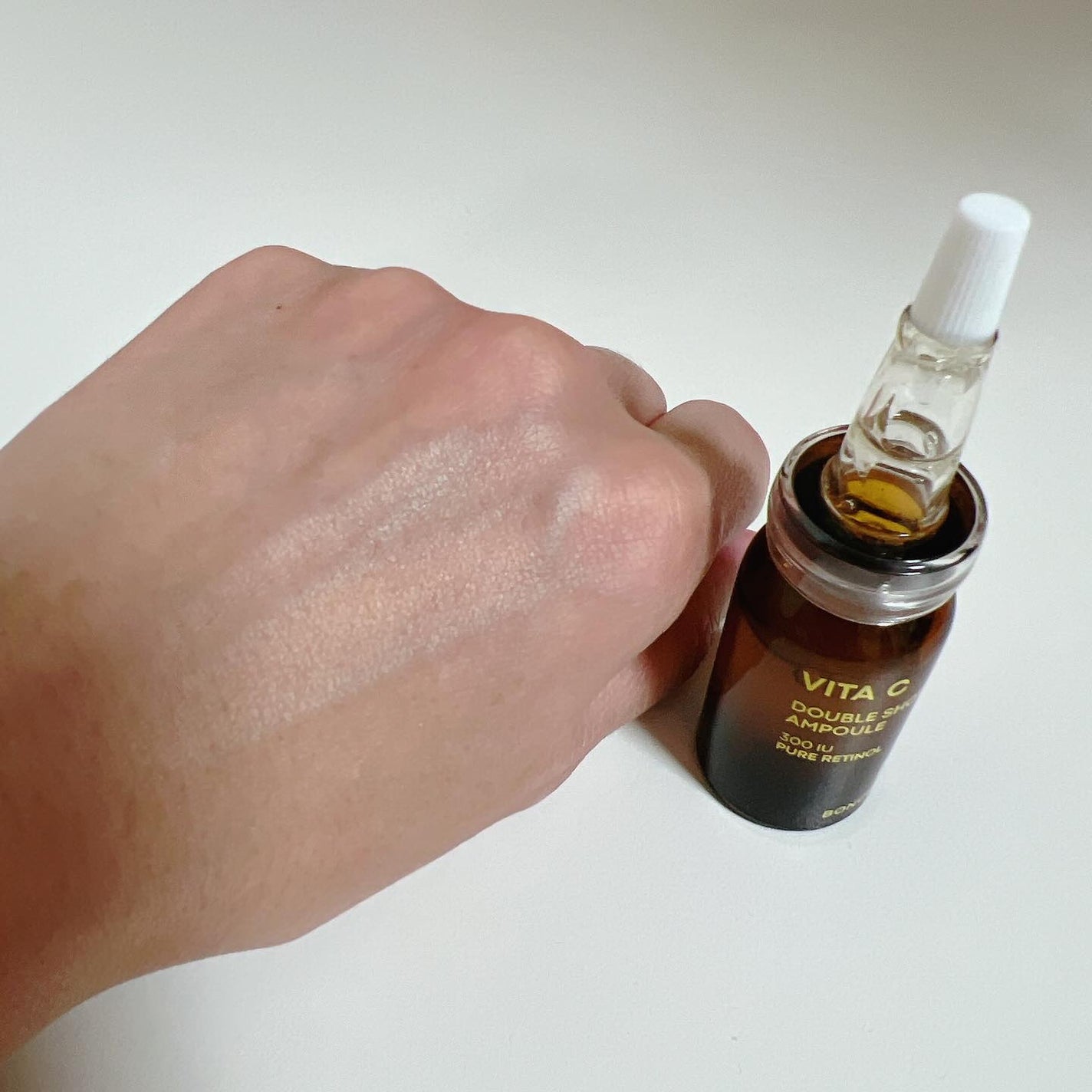 ビタC凍結乾燥ダブルショットアンプルキット/BONCEPT/美容液を使ったクチコミ(5枚目)