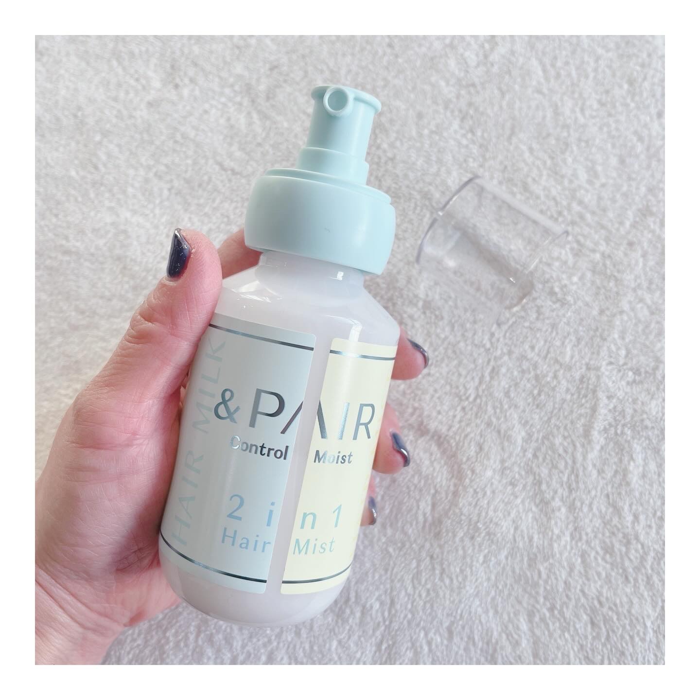 アンドペア コントロール モイスト 2in1 ヘアミルクミスト/&PAIR/ヘアミストを使ったクチコミ（2枚目）