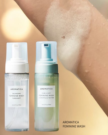 ピュア&ソフトデリケートゾーンソープカモミール&ティーツリー/AROMATICA/デリケートゾーンケアを使ったクチコミ(2枚目)