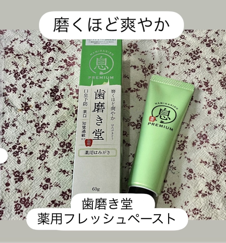 薬用フレッシュペースト【医薬部外品】/歯磨き堂/歯磨き粉を使ったクチコミ（1枚目）