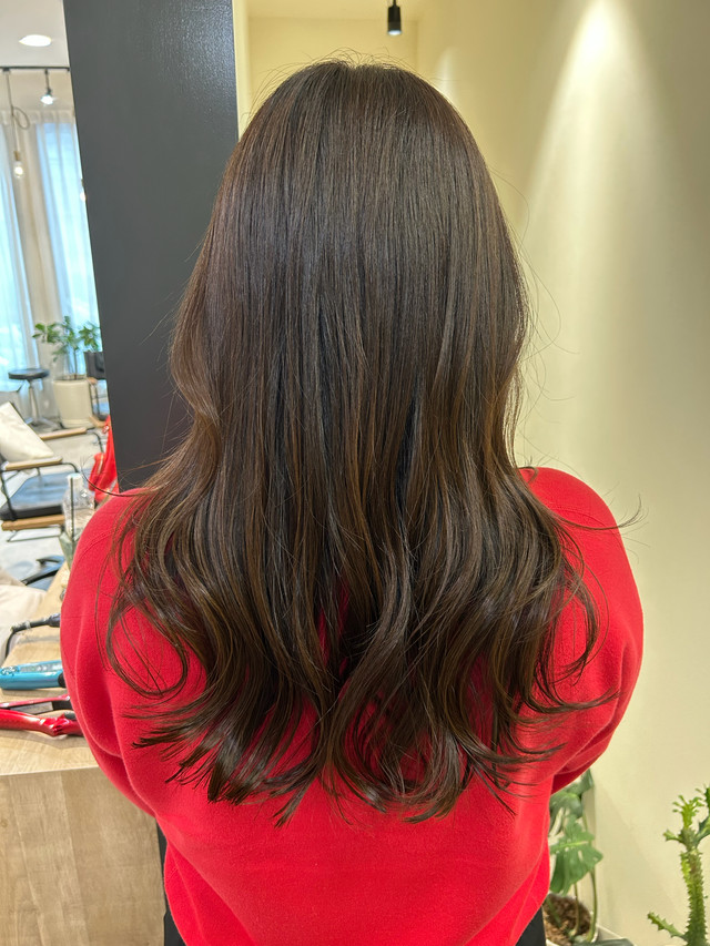 ロングヘアの女性