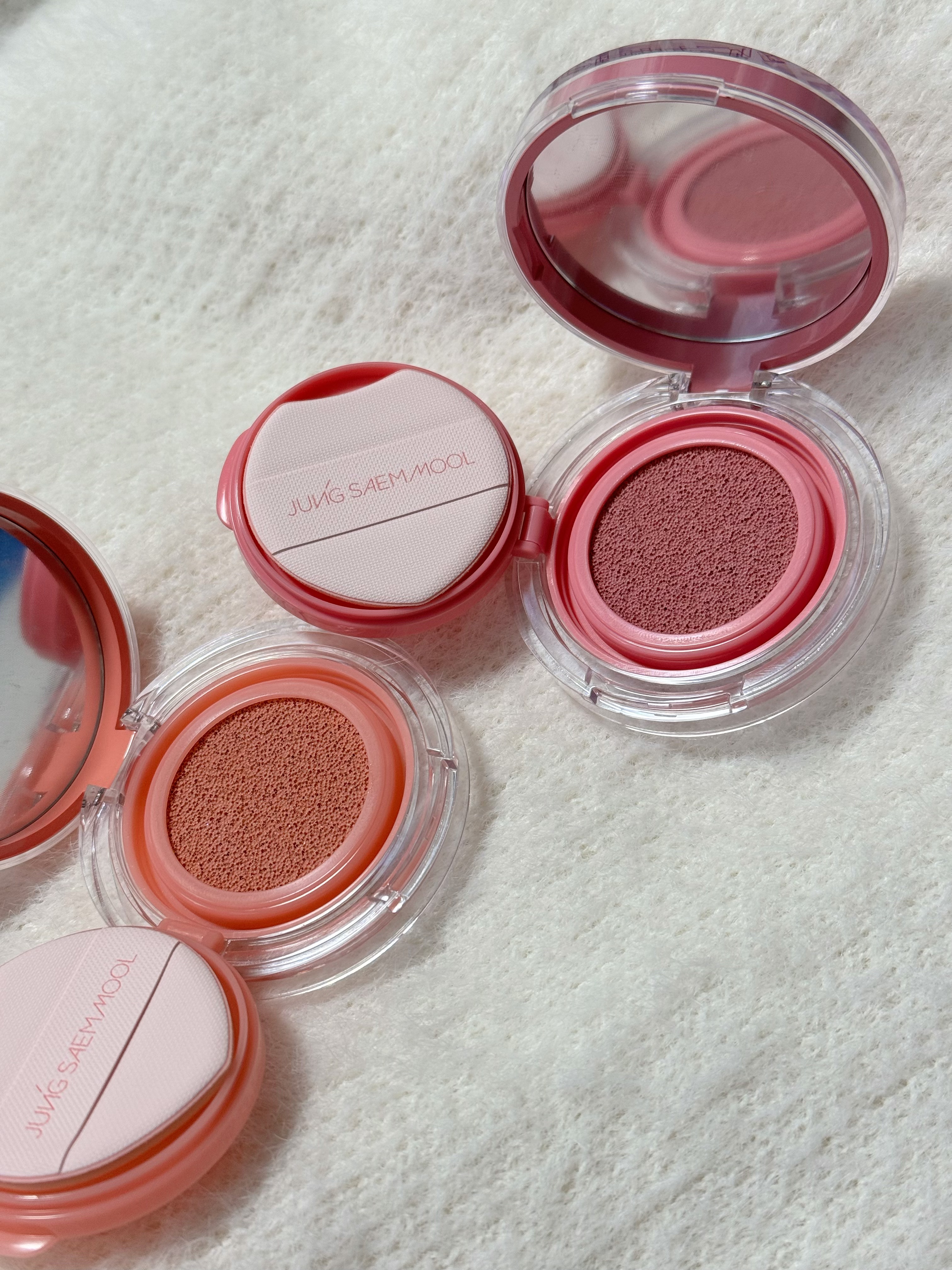 アーティストクッションブラッシュ/JUNG SAEM MOOL/リキッドチークを使ったクチコミ（1枚目）