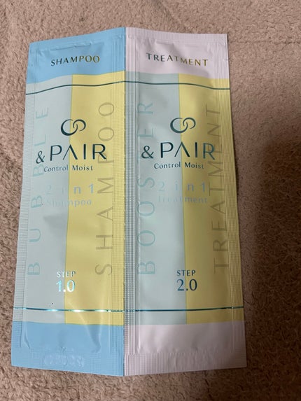 アンドペア コントロール モイスト 2in1 シャンプー&ヘアトリートメント/&PAIR/市販シャンプーを使ったクチコミ(1枚目)