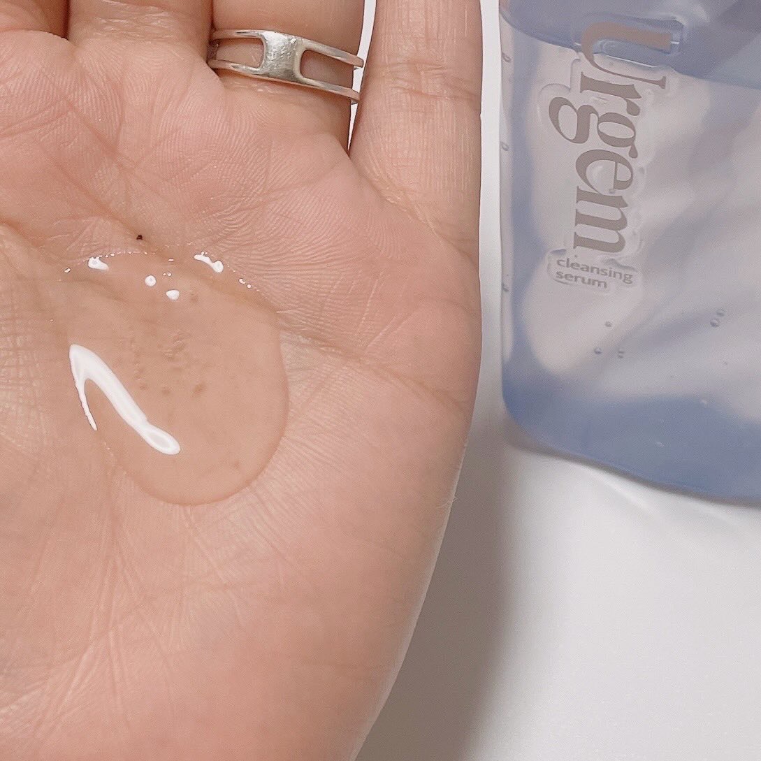ウルジェム　蜜水感クレンジングセラム/Urgem/クレンジングジェルを使ったクチコミ（3枚目）