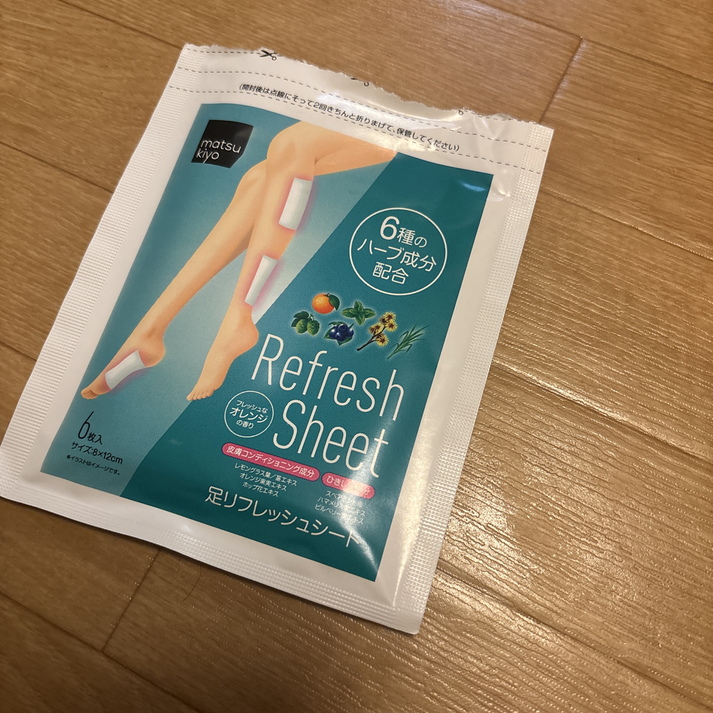 足リフレッシュシート/matsukiyo/レッグ・フットケアを使ったクチコミ（2枚目）