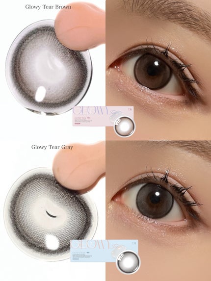 Glowy Tear 1day/OLENS/ワンデー(1DAY)カラコンを使ったクチコミ(2枚目)
