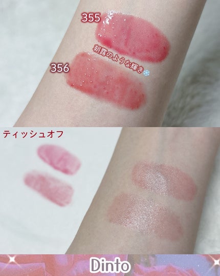 ミラーレスリップオイルグロス 355 Poisoned Apple/Dinto/リップグロスの画像