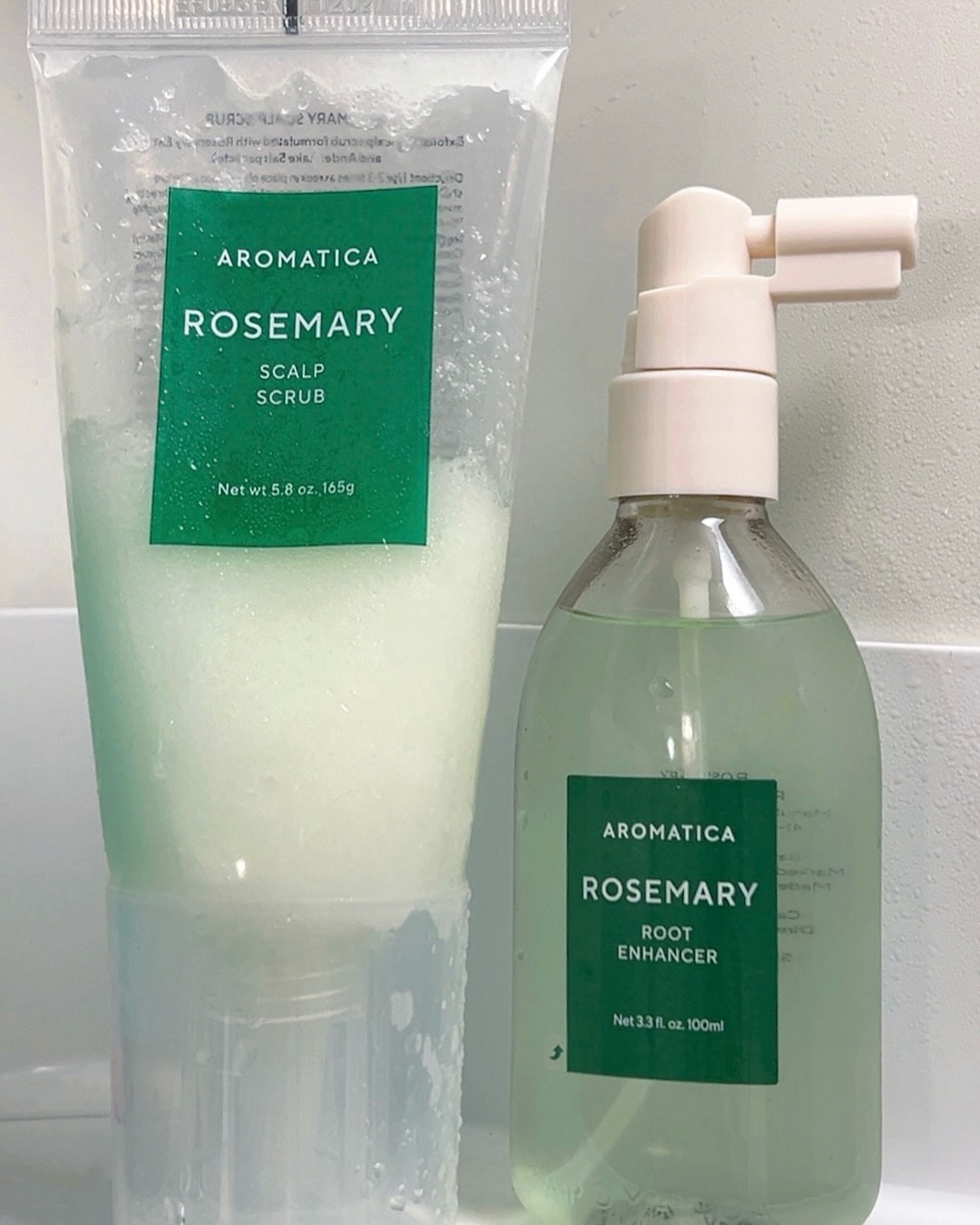 ローズマリー スカルプ スクラブ/AROMATICA/ヘッドスクラブを使ったクチコミ（1枚目）