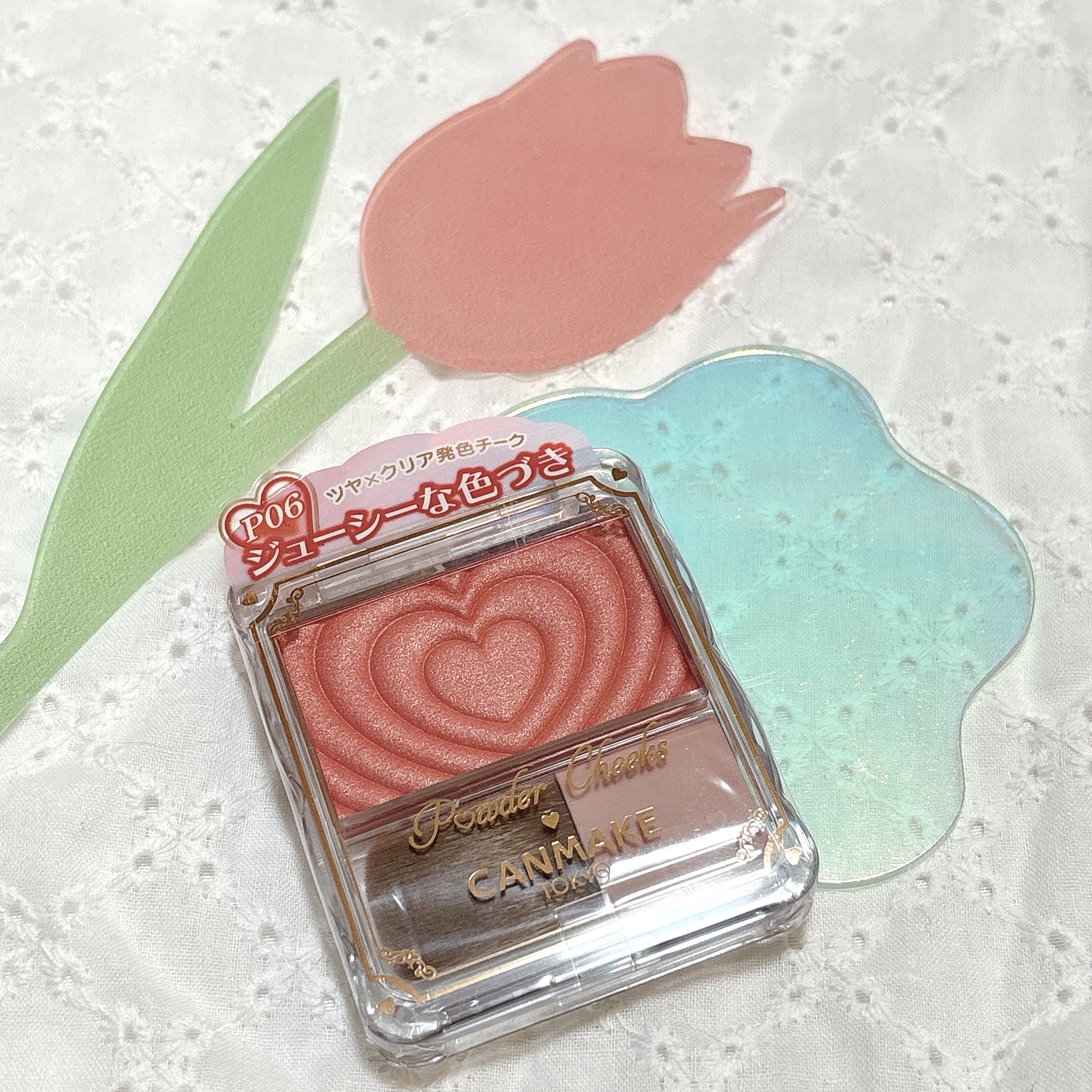 パウダーチークス/キャンメイク/パウダーチークを使ったクチコミ（1枚目）