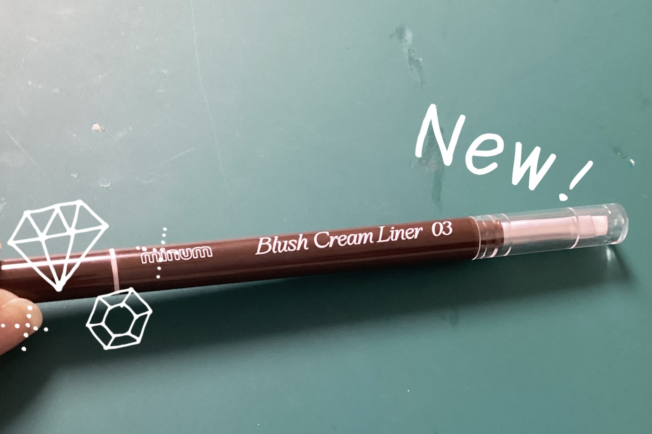 ブラッシュクリームライナー/minum/ペンシルアイライナーを使ったクチコミ（1枚目）