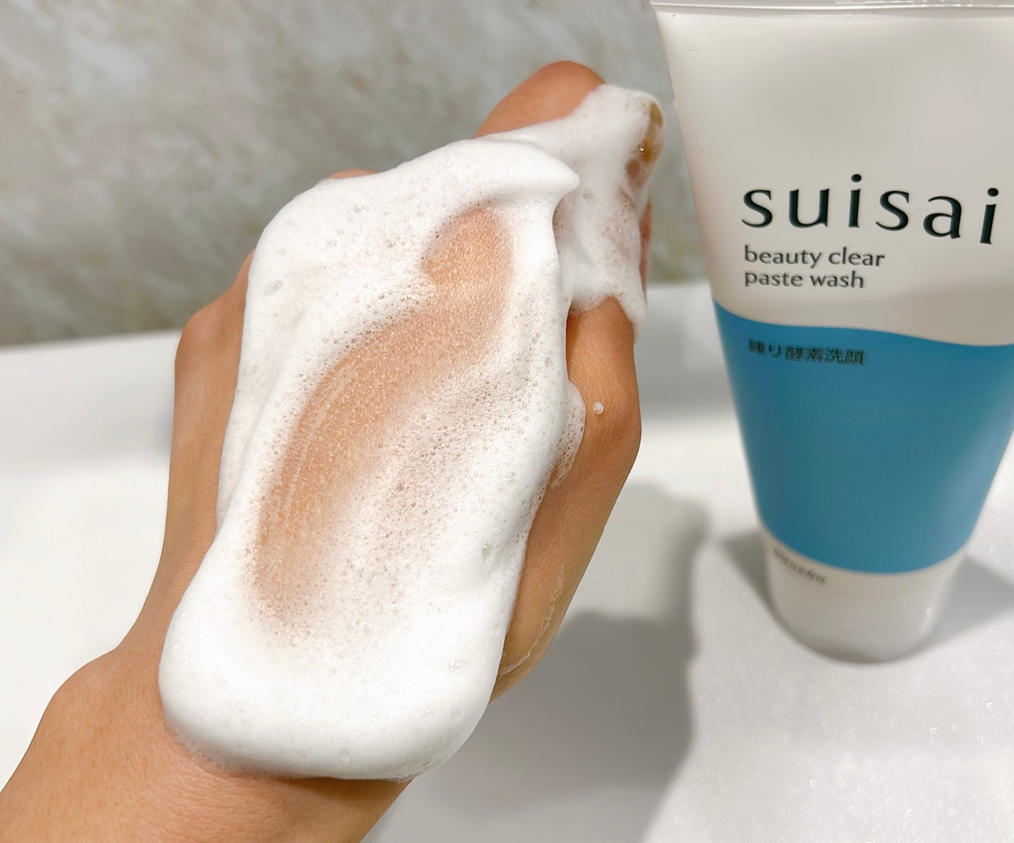 スイサイ ビューティクリア ペーストウォッシュ/suisai/洗顔フォームを使ったクチコミ(7枚目)