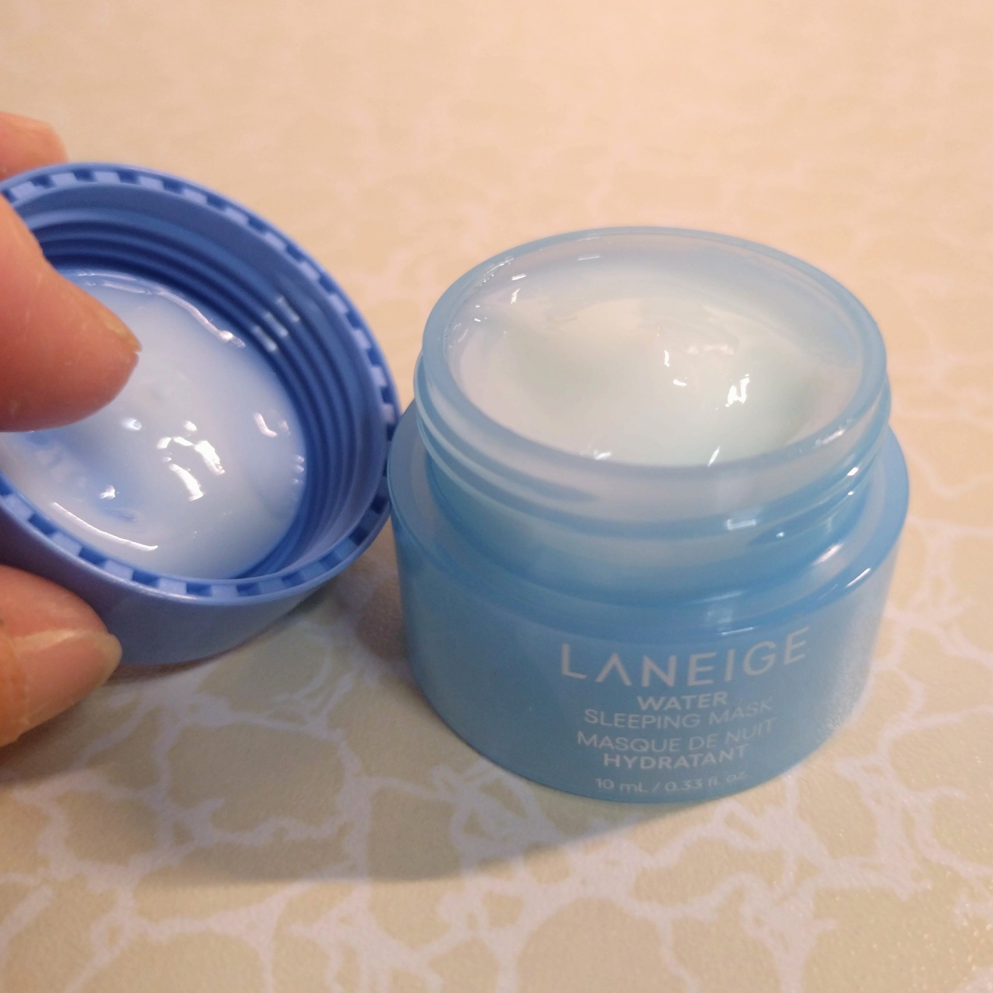 ウォータースリーピングマスク N/LANEIGE/フェイスクリームを使ったクチコミ（2枚目）