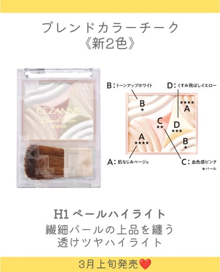 ブレンドカラーチーク/CEZANNE/チークを使ったクチコミ(6枚目)