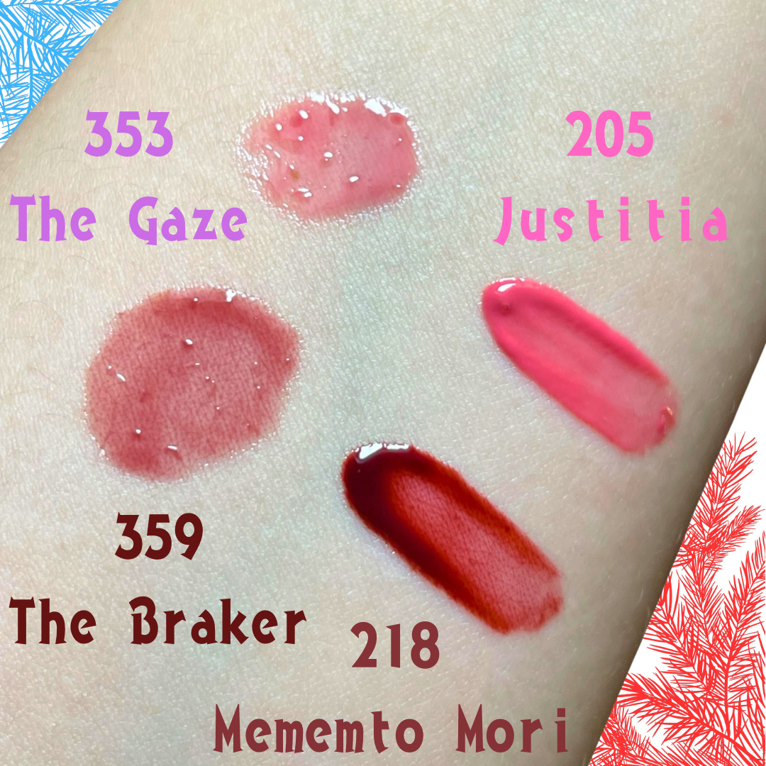 ミラーレスリップオイルグロス 359 The Breaker/Dinto/リップグロスを使ったクチコミ（2枚目）