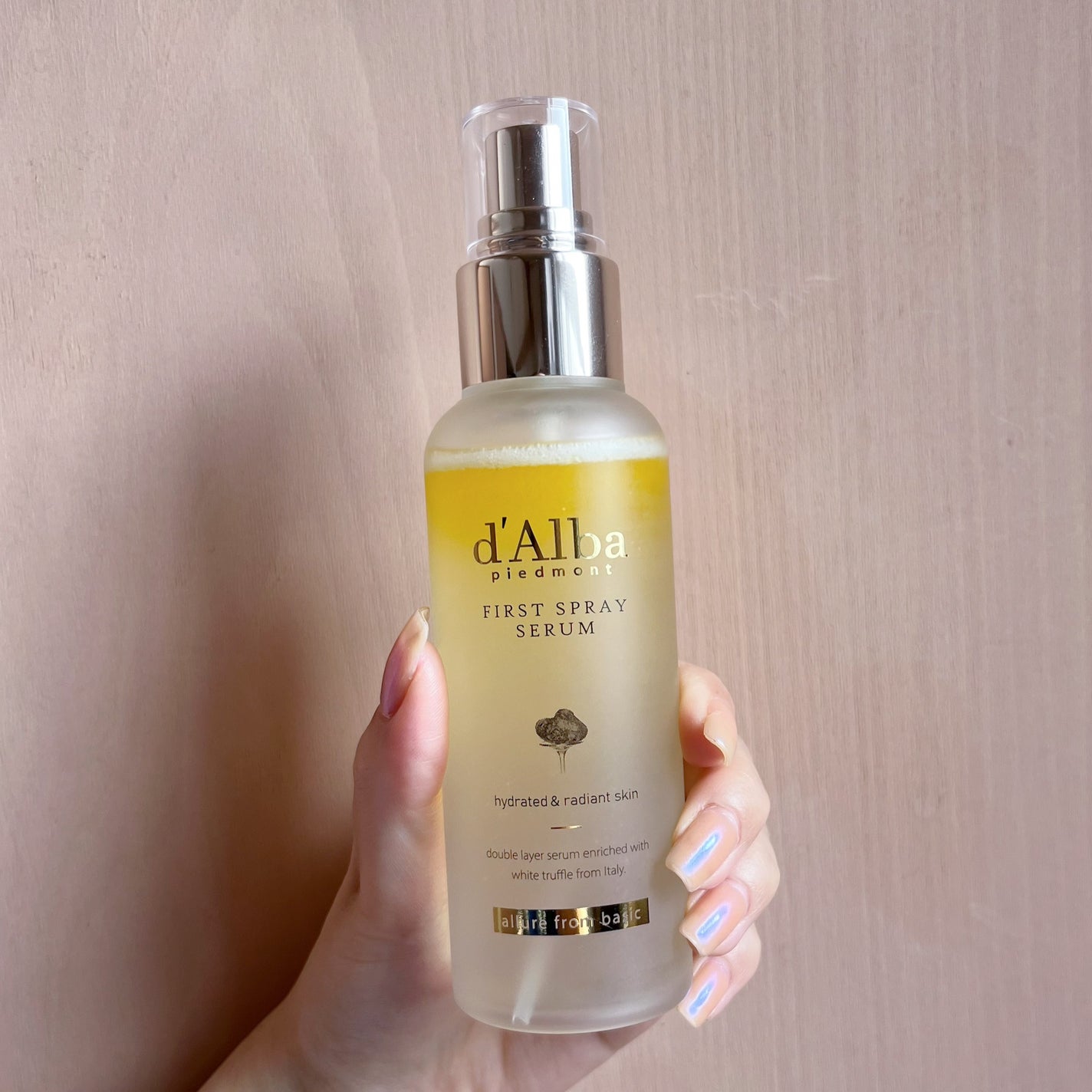 ダルバ ホワイトトリュフファーストスプレーセラム/ダルバ/ミスト状化粧水を使ったクチコミ(1枚目)