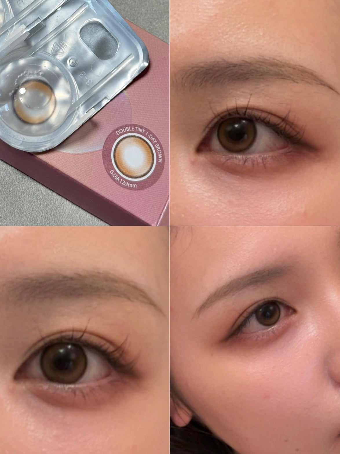 Double Tint 1day/OLENS/カラーコンタクトレンズを使ったクチコミ(2枚目)