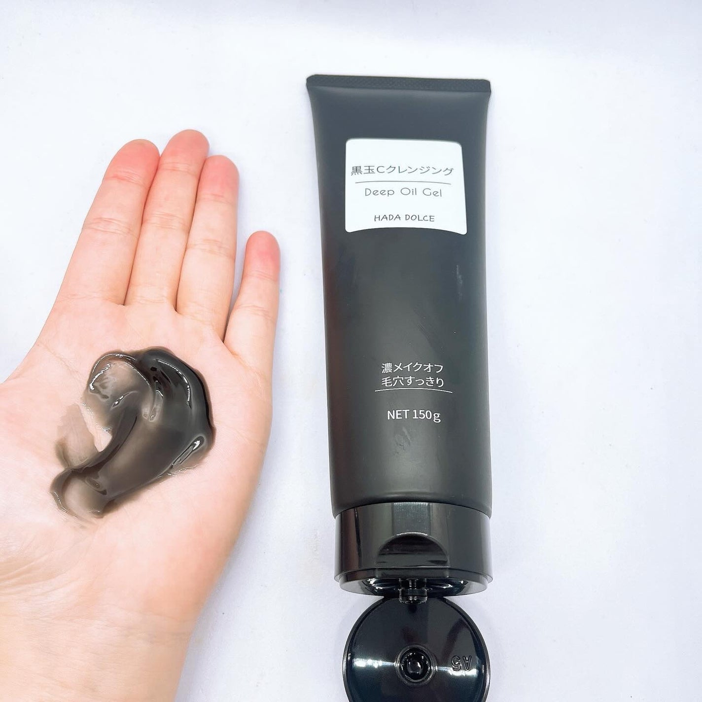 HADA DOLCE 黒玉Cクレンジング ディープオイルジェル/HADA DOLCE/クレンジングジェルを使ったクチコミ(2枚目)